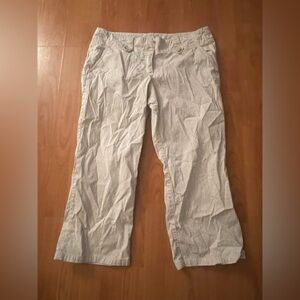 Michael Kors Striped lightweight Capri pants Size 12